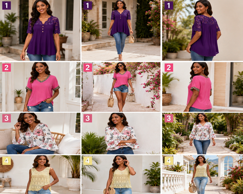 Summer Fun Top Collection — Blouses & Vests | Jewels By Lady Cha ...